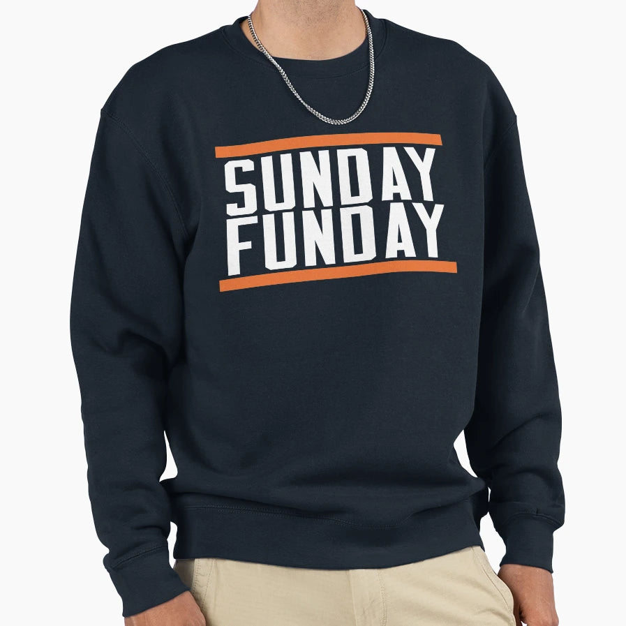 Sunday Funday Sweatshirt - Aesthetic Graphic for Adults - T-Shirt, Sweatshirt, Hoodie
