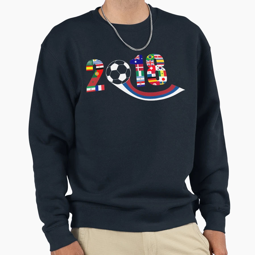 2018 Football World Cup 2018 Sweatshirt - Casual Everyday Wear Unisex - T-Shirt, Sweatshirt, Hoodie