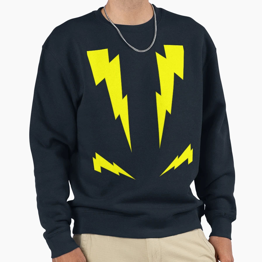 Thunderbolts Yellow Sweatshirt - Casual Everyday Wear Men Women - T-Shirt, Sweatshirt, Hoodie