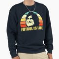 Futb0L Is Life Sunset Sweatshirt - Fun Novelty Design for Adults - T-Shirt, Sweatshirt, Hoodie
