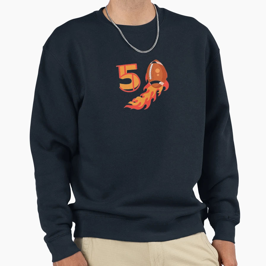 Super Bowl 50 T O Sweatshirt - Casual Everyday Wear for Adults - T-Shirt, Sweatshirt, Hoodie