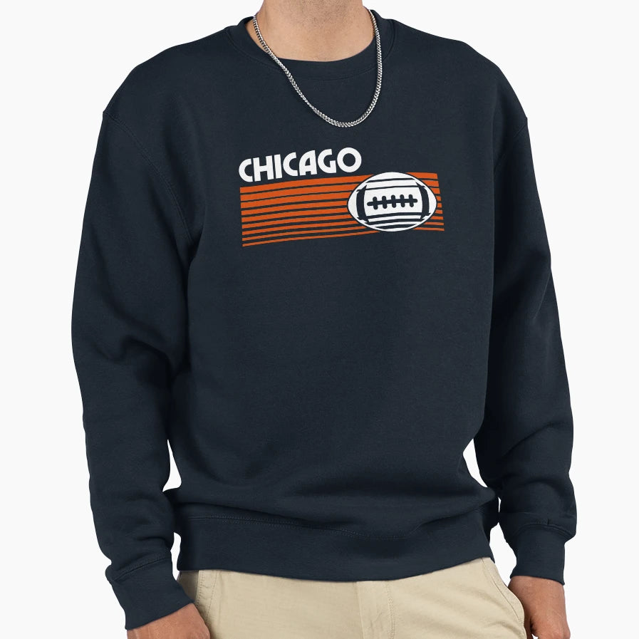Chicago Football Game Day Sweatshirt - Casual Everyday Wear for Adults - T-Shirt, Sweatshirt, Hoodie
