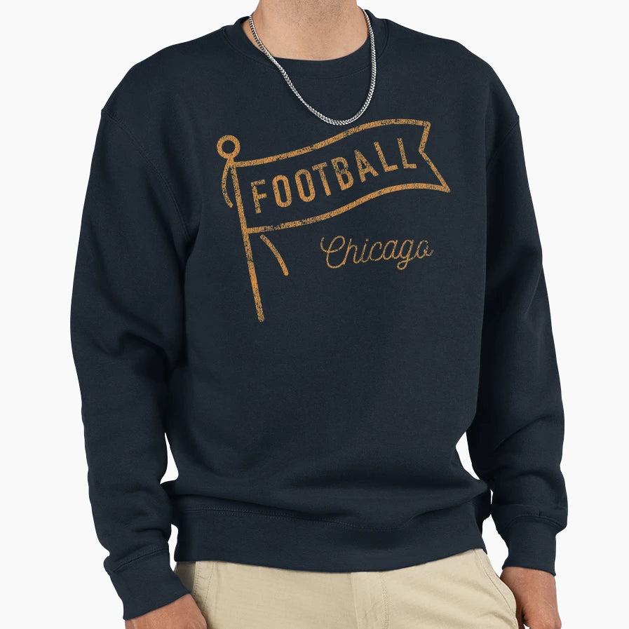 Chicago Football T-Shirt - Unique Graphic Men Women - T-Shirt, Sweatshirt, Hoodie