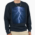 Lightning Sweatshirt - Custom Art Print Men Women - T-Shirt, Sweatshirt, Hoodie