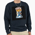 Athlete Running Ball Scoring Touchdown Sweatshirt - Trendy Graphic Unisex - T-Shirt, Sweatshirt, Hoodie