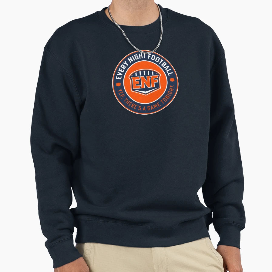 Every Night Football Circular Sweatshirt - Novelty Apparel Men Women - T-Shirt, Sweatshirt, Hoodie