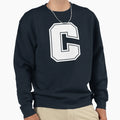 Chs C Logo White Sweatshirt - Unique Graphic Men Women - T-Shirt, Sweatshirt, Hoodie