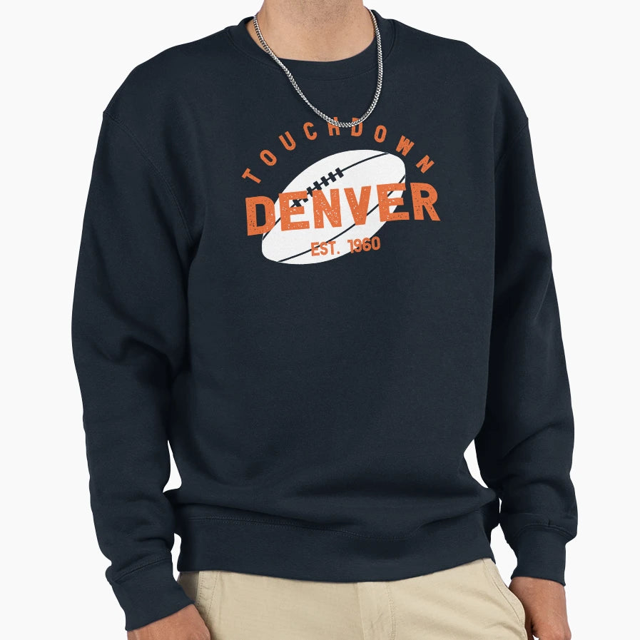 Denver Football Team Kickoff Sweatshirt - Custom Art Print for Adults - T-Shirt, Sweatshirt, Hoodie