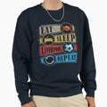 Eat Sleep Liverpool Football Repeat Sweatshirt - Trendy Graphic Men Women - T-Shirt, Sweatshirt, Hoodie