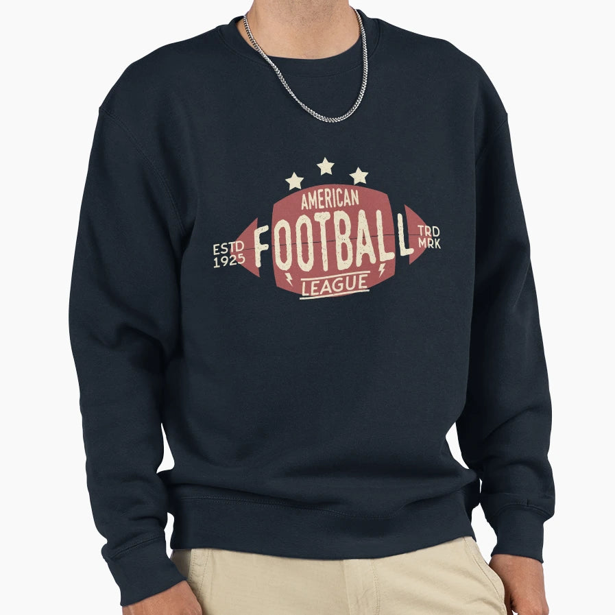 Football League Logo Sweatshirt - Minimalist Print Unisex - T-Shirt, Sweatshirt, Hoodie