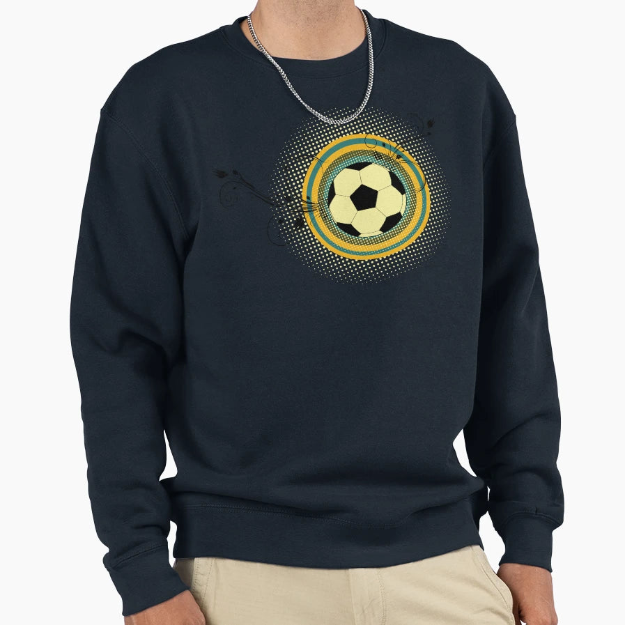 Decorative Soccer Ball Sweatshirt - Fun Novelty Design Men Women - T-Shirt, Sweatshirt, Hoodie
