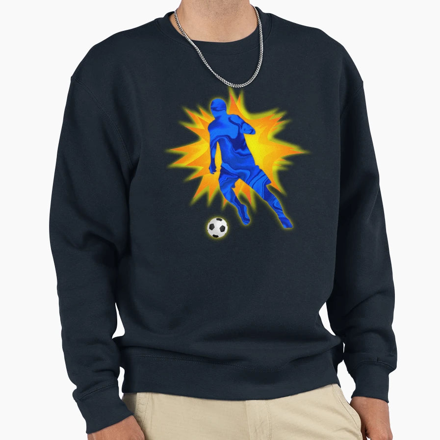 Soccer Star Sweatshirt - Custom Art Print Men Women - T-Shirt, Sweatshirt, Hoodie