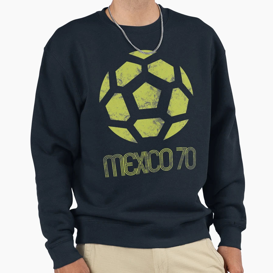 Mexico 70 Distressed Sweatshirt - Minimalist Print for Adults - T-Shirt, Sweatshirt, Hoodie