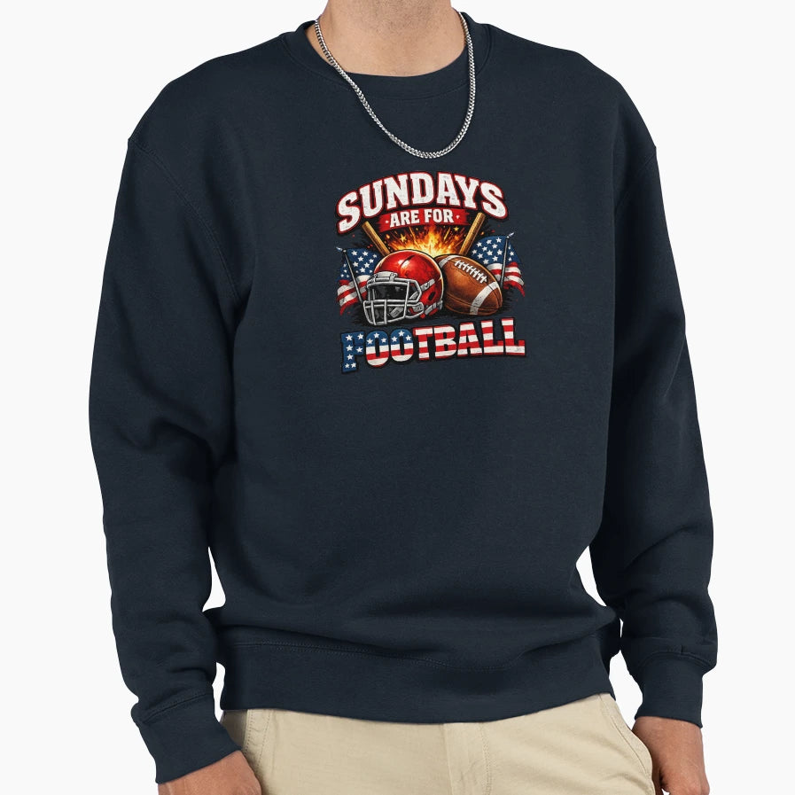 True American Football Fans Sweatshirt - Fun Novelty Design Men Women - T-Shirt, Sweatshirt, Hoodie