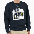 Sunday Funday Football Sweatshirt - Fun Novelty Design for Adults - T-Shirt, Sweatshirt, Hoodie