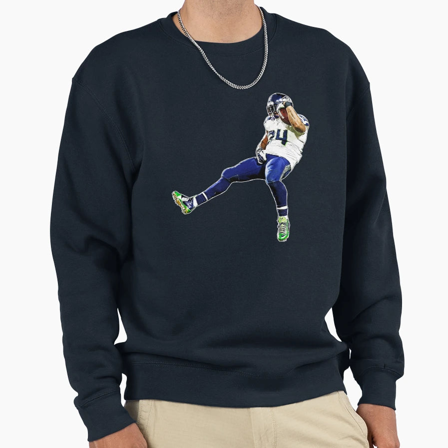 Marshawn Sweatshirt - Fun Novelty Design for Adults - T-Shirt, Sweatshirt, Hoodie