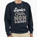 Senior Cheer Mom 2023 Leopard Sweatshirt - Custom Art Print Men Women - T-Shirt, Sweatshirt, Hoodie