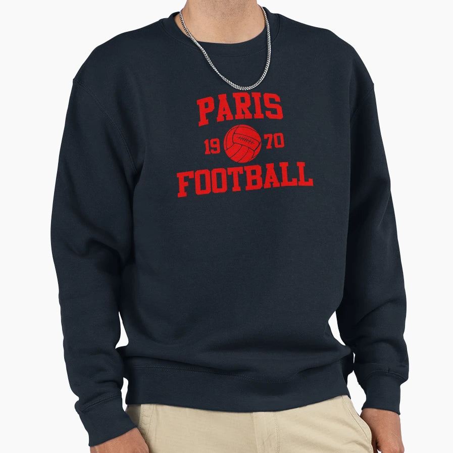 Paris Football Athletic College 2 Sweatshirt - Graphic Print Men Women - T-Shirt, Sweatshirt, Hoodie