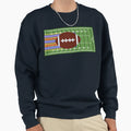 Football Thrown Sweatshirt - Casual Everyday Wear Men Women - T-Shirt, Sweatshirt, Hoodie