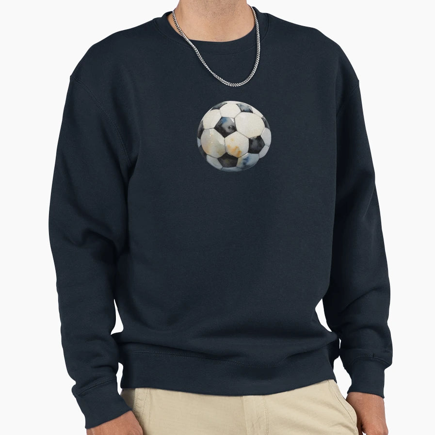 Love Football Iconic Ball Fans Sweatshirt - Minimalist Print Men Women - T-Shirt, Sweatshirt, Hoodie