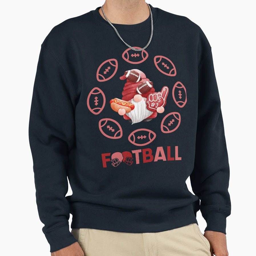 Football 1 Fan Sweatshirt - Trendy Graphic Men Women - T-Shirt, Sweatshirt, Hoodie