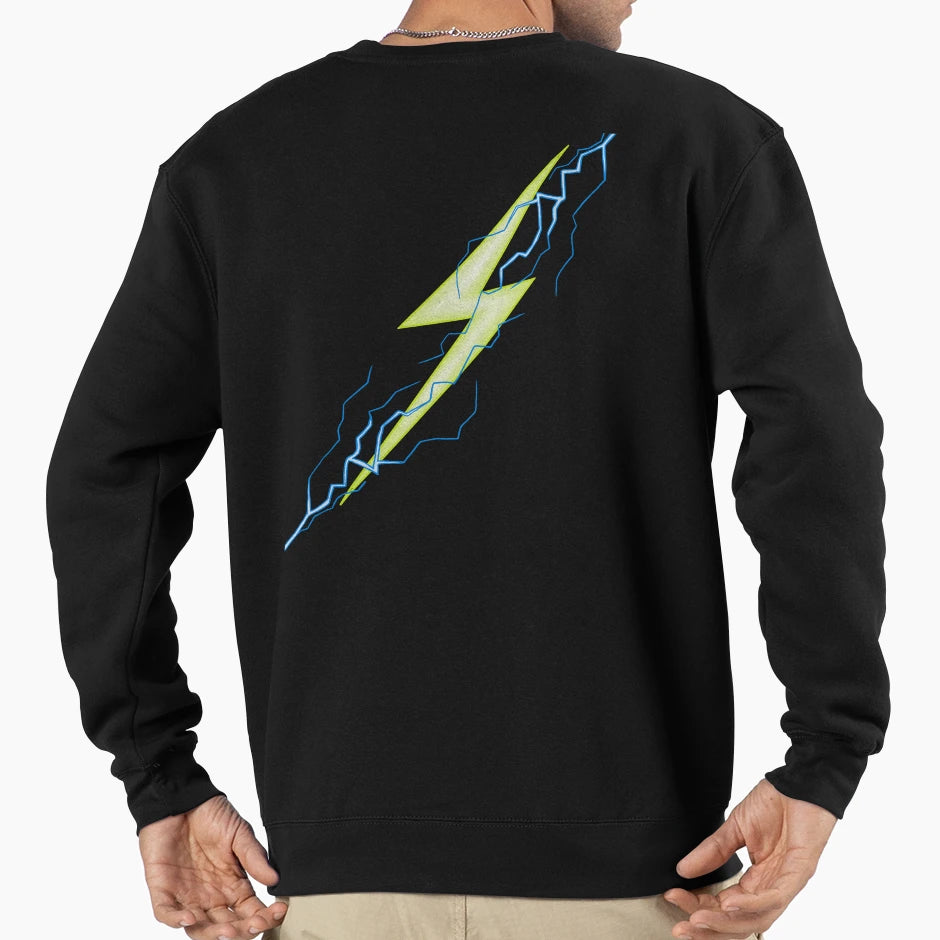 Lightning Strike Sweatshirt - Trendy Graphic Men Women - T-Shirt, Sweatshirt, Hoodie