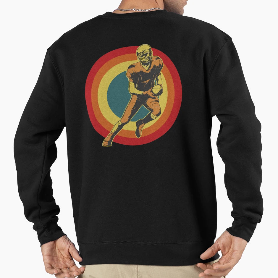 Football Quarterback Sweatshirt - Minimalist Print for Adults - T-Shirt, Sweatshirt, Hoodie