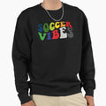 Soocer Vibes Soccer Mom Soccer Sweatshirt - Minimalist Print Men Women - T-Shirt, Sweatshirt, Hoodie