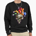 Jester Skull Sweatshirt - Graphic Print for Adults - T-Shirt, Sweatshirt, Hoodie