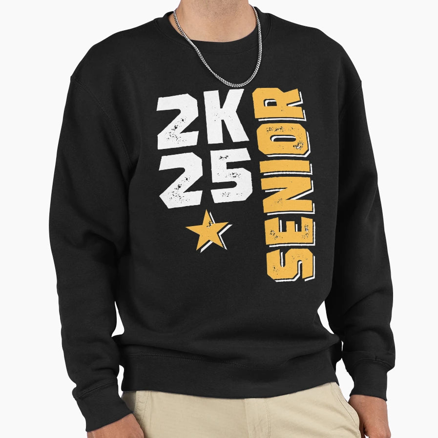 2025 Senior Sweatshirt - Custom Art Print Unisex - T-Shirt, Sweatshirt, Hoodie