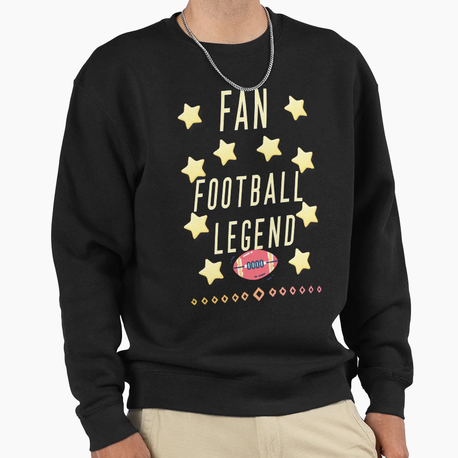 Copy Funny Fan Football Legend Sweatshirt - Minimalist Print Men Women - T-Shirt, Sweatshirt, Hoodie