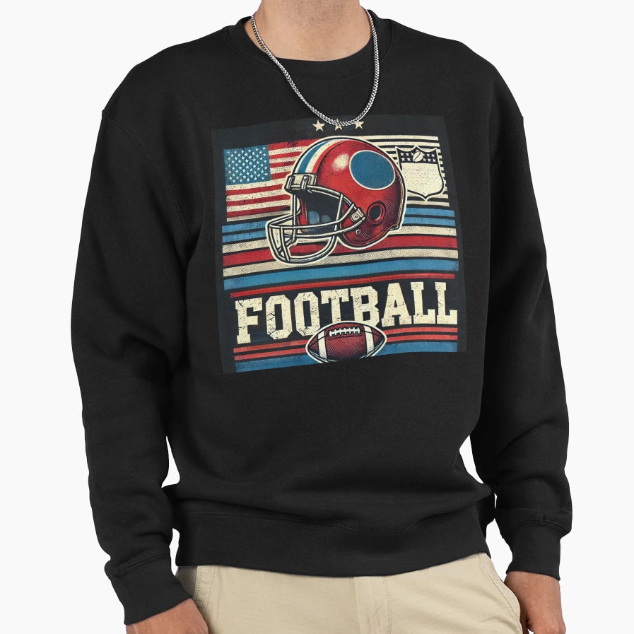 American Football Sweatshirt - Aesthetic Graphic Unisex - T-Shirt, Sweatshirt, Hoodie
