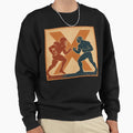 Split Warrior Dual Sport Football Sweatshirt - Novelty Apparel Unisex - T-Shirt, Sweatshirt, Hoodie
