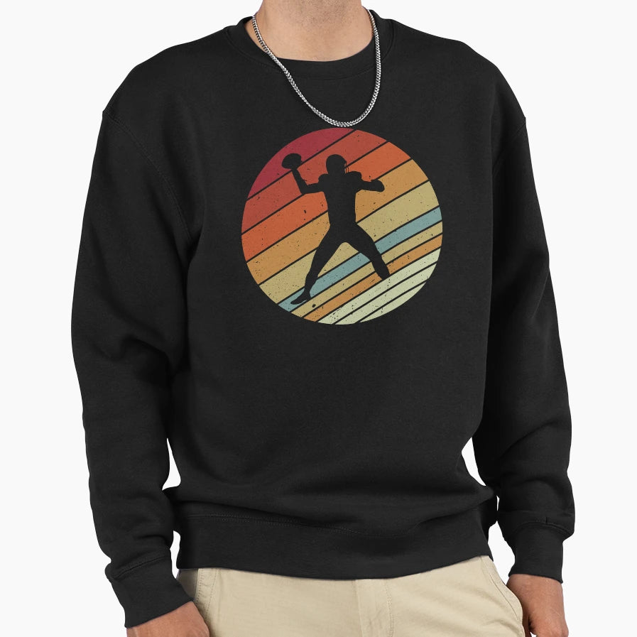Vinatge Sports Mad Rugby Sweatshirt - Aesthetic Graphic Men Women - T-Shirt, Sweatshirt, Hoodie