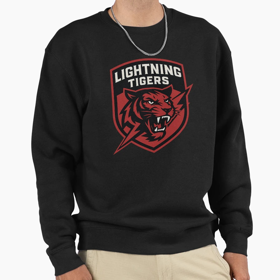 Lightning Tigers Sweatshirt - Streetwear Style Men Women - T-Shirt, Sweatshirt, Hoodie