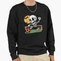 Soccer Skeleton Halloween Soccer T-Shirt - Fun Novelty Design for Adults - T-Shirt, Sweatshirt, Hoodie