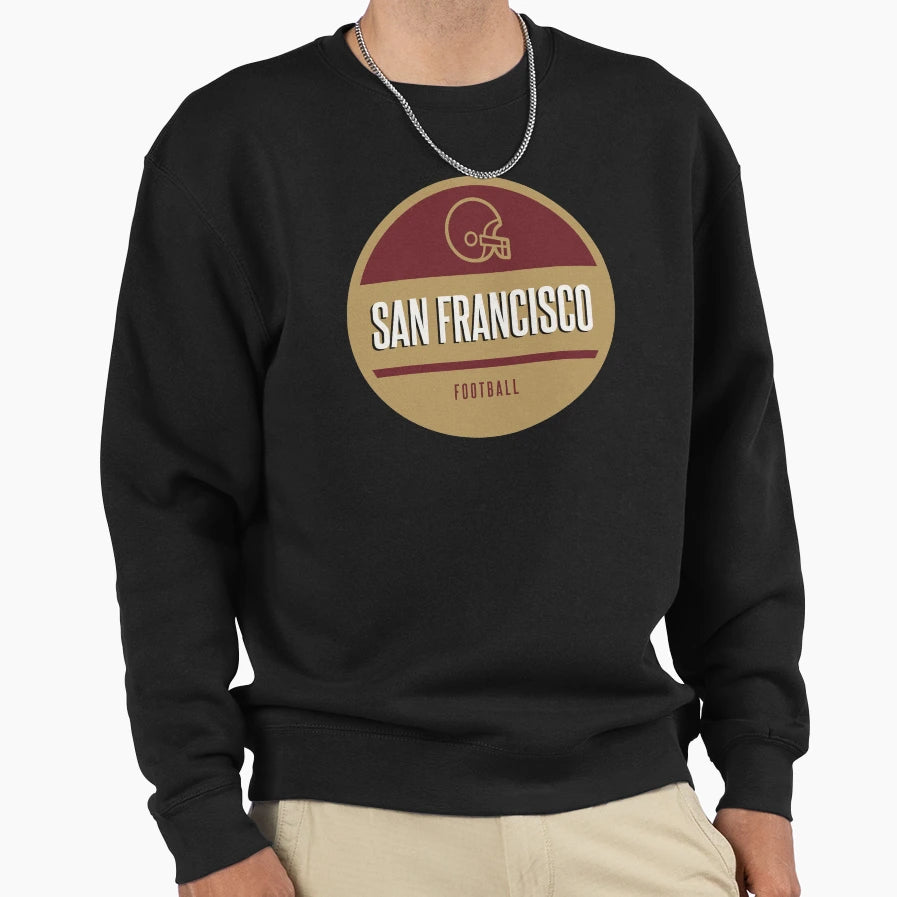 San Francisco Football Sweatshirt - Custom Art Print Unisex - T-Shirt, Sweatshirt, Hoodie