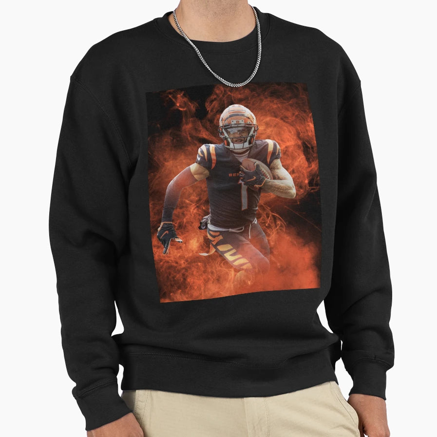 Jamarr Chase Cincinnati Sports Sweatshirt - Casual Everyday Wear Men Women - T-Shirt, Sweatshirt, Hoodie