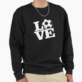 Love Soccer Sweatshirt - Minimalist Print Men Women - T-Shirt, Sweatshirt, Hoodie