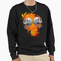 Screaming Skulls Sweatshirt - Custom Art Print Unisex - T-Shirt, Sweatshirt, Hoodie
