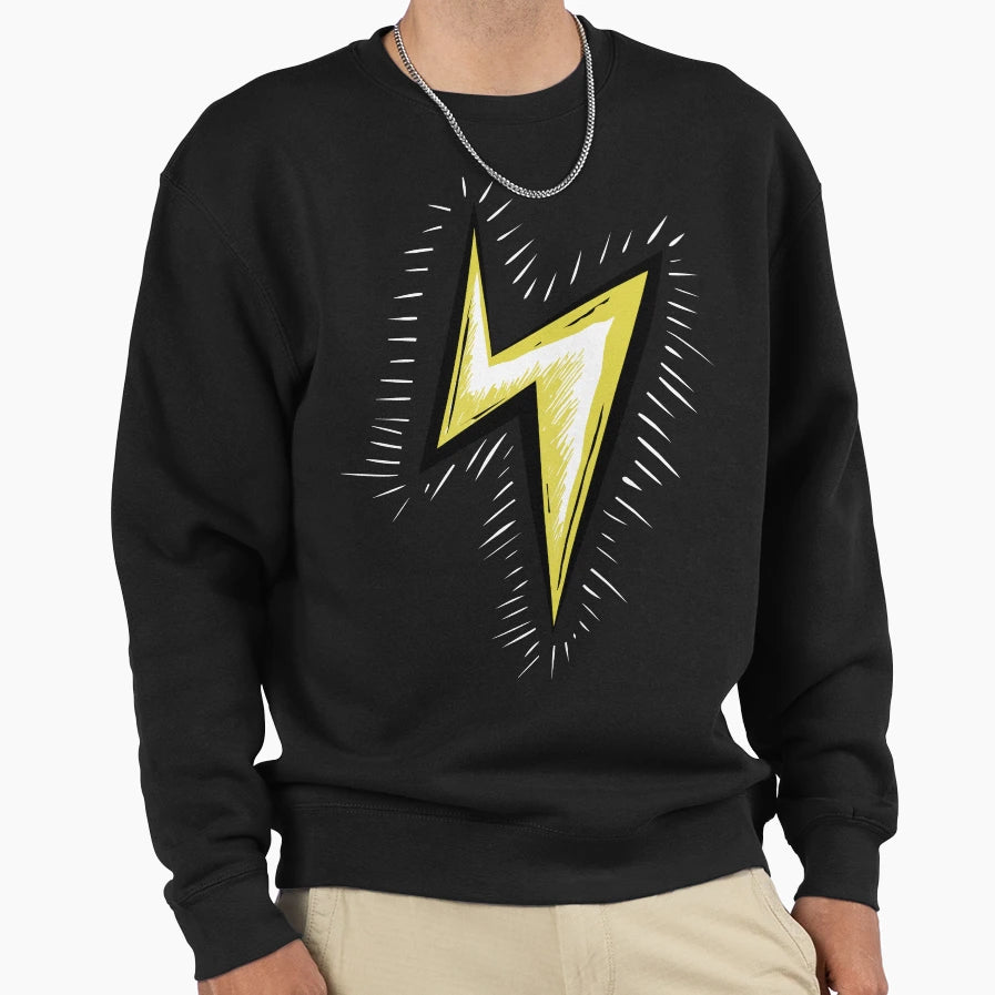Bolt Sweatshirt - Aesthetic Graphic for Adults - T-Shirt, Sweatshirt, Hoodie