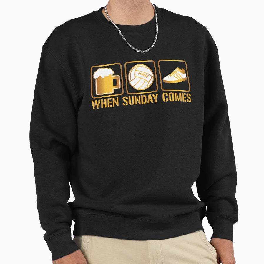 When Sunday Comes Ultras Casuals Sweatshirt - Aesthetic Graphic Unisex - T-Shirt, Sweatshirt, Hoodie