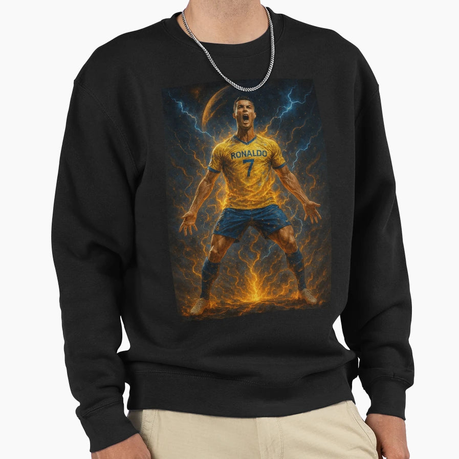 Cristiano Ronaldo Sweatshirt - Aesthetic Graphic Unisex - T-Shirt, Sweatshirt, Hoodie