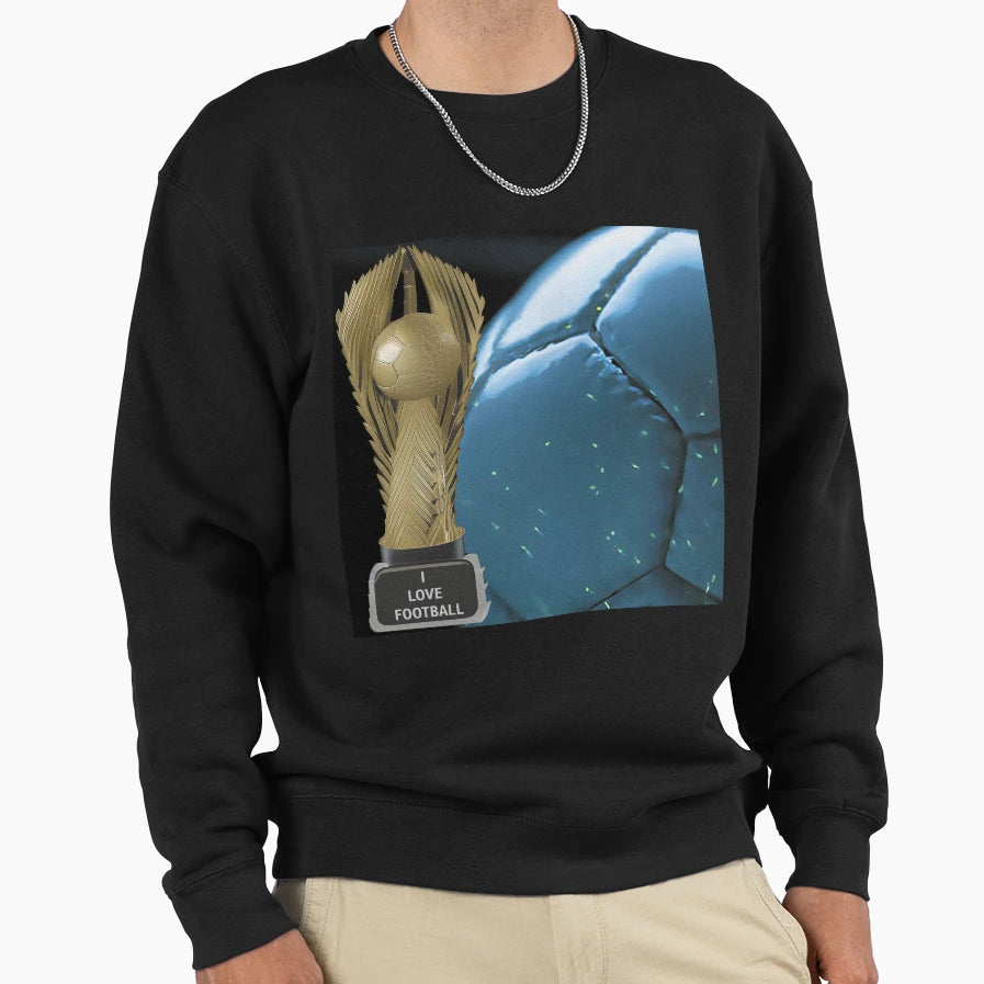 I Love Football Sweatshirt - Fun Novelty Design Unisex - T-Shirt, Sweatshirt, Hoodie