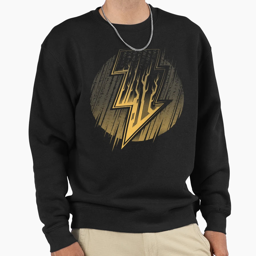 Black Thunder Sweatshirt - Aesthetic Graphic Unisex - T-Shirt, Sweatshirt, Hoodie