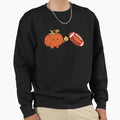 Pumpkin Loves Football October Sweatshirt - Streetwear Style Unisex - T-Shirt, Sweatshirt, Hoodie
