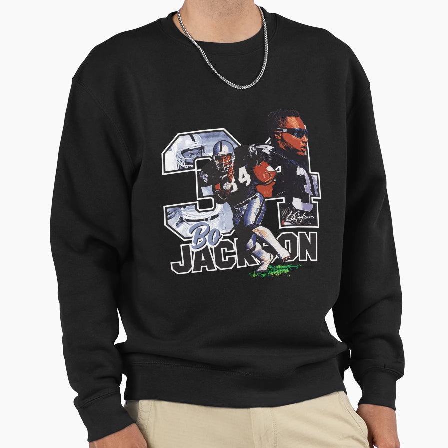 Bo Jackson T-Shirt - Casual Everyday Wear for Adults - T-Shirt, Sweatshirt, Hoodie