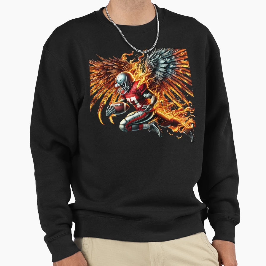 American Football Power And Sweatshirt - Fun Novelty Design for Adults - T-Shirt, Sweatshirt, Hoodie