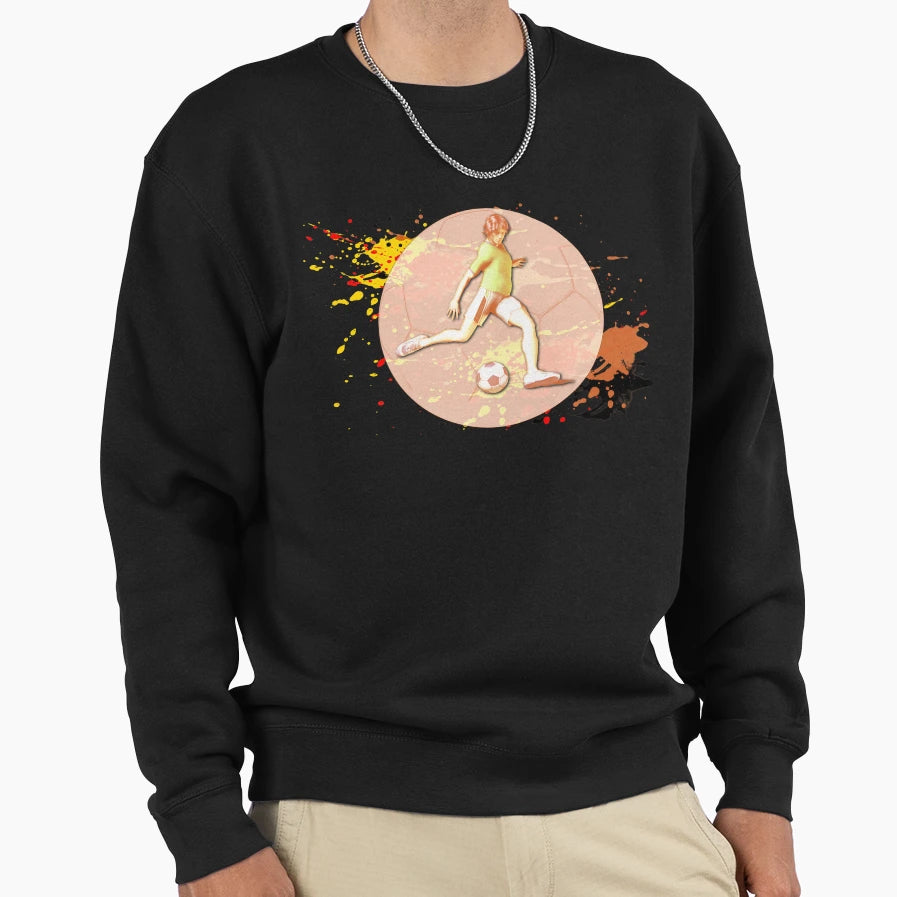 Soccer Player Sweatshirt - Custom Art Print for Adults - T-Shirt, Sweatshirt, Hoodie