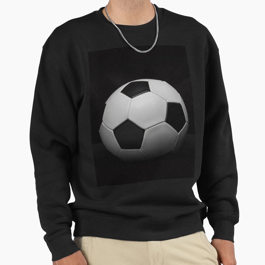 Soccer Ball Sweatshirt - Casual Everyday Wear Men Women - T-Shirt, Sweatshirt, Hoodie